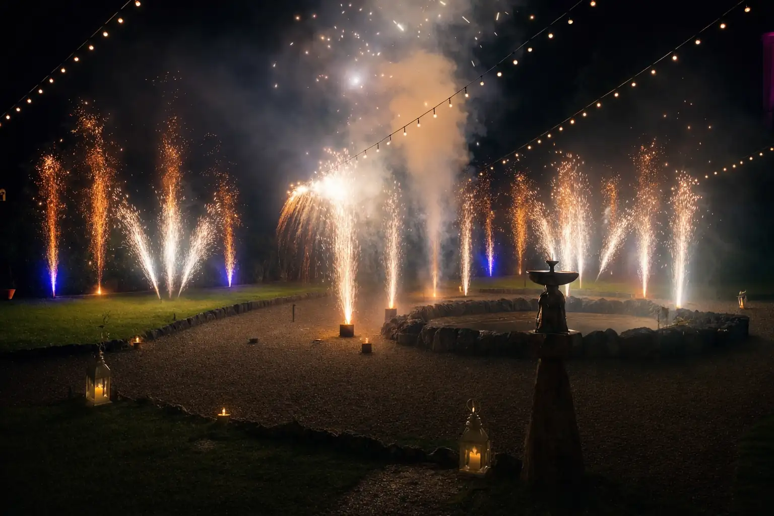 Wedding fireworks